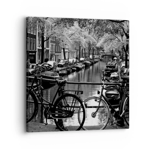 Schilderen op canvas - Een heel Nederlands uitzicht - 30x30 cm