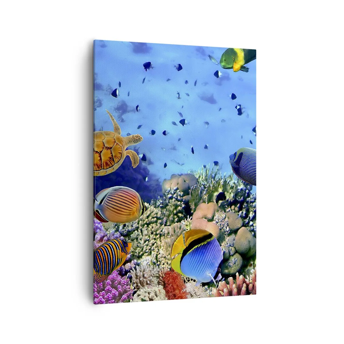 Schilderen op canvas - En wat weten we over het leven... - 70x100 cm