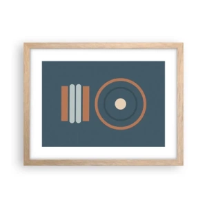 Een poster in een licht eiken lijst - De essentie van dingen - 40x30 cm