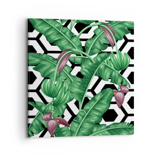 Schilderen op canvas - Van nature een symmetrische compositie - 70x70 cm