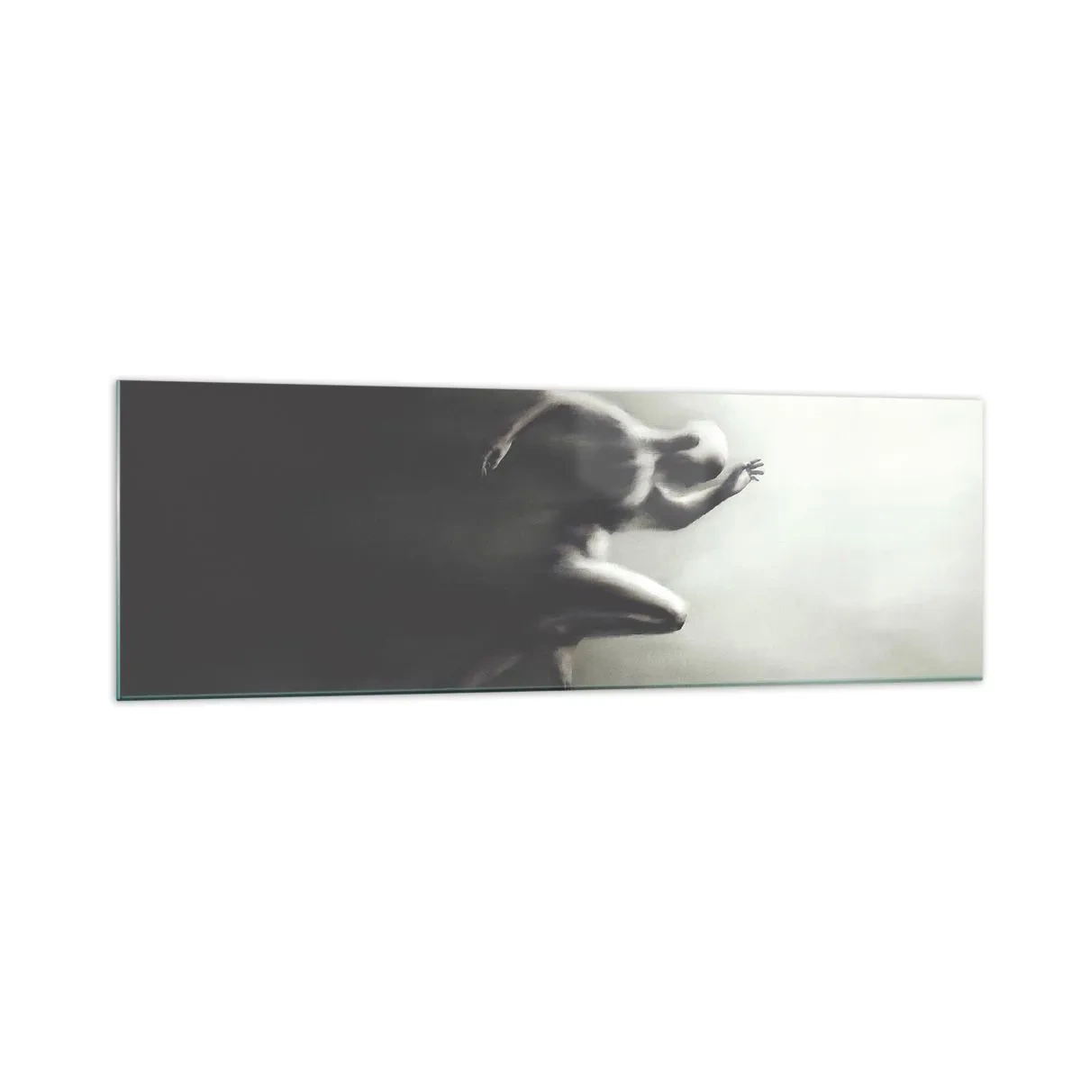 Schilderen op glas - Niet te stopen - 160x50 cm