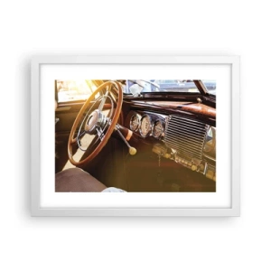 Poster in een witte lijst - Een adem van luxe uit het verleden - 40x30 cm