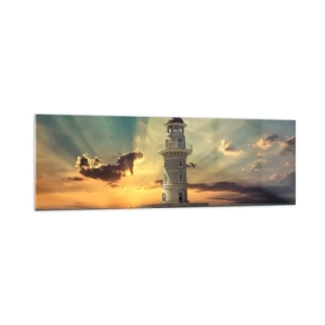 Schilderen op glas - Licht - Goed - Schoonheid - 160x50 cm