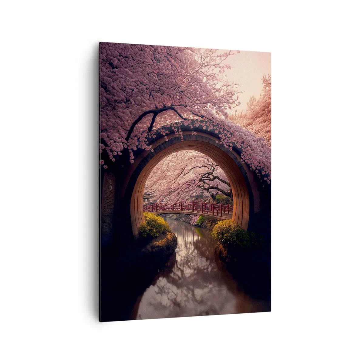Schilderen op canvas - Japanse lente - 70x100 cm