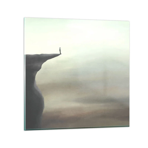 Schilderen op glas - Omhoog, natuurlijk! - 30x30 cm