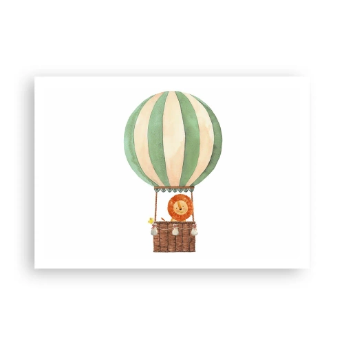 Poster - Leons reizen - 100x70 cm