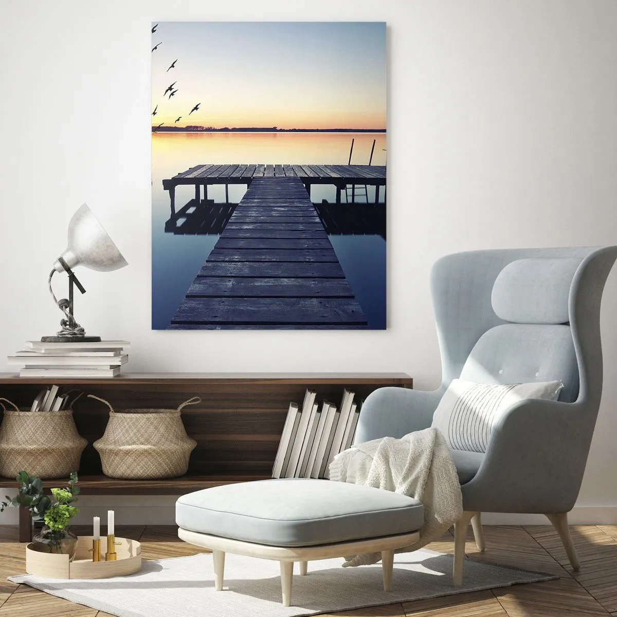 Schilderen op glas - Dat was een goede dag - 50x70 cm
