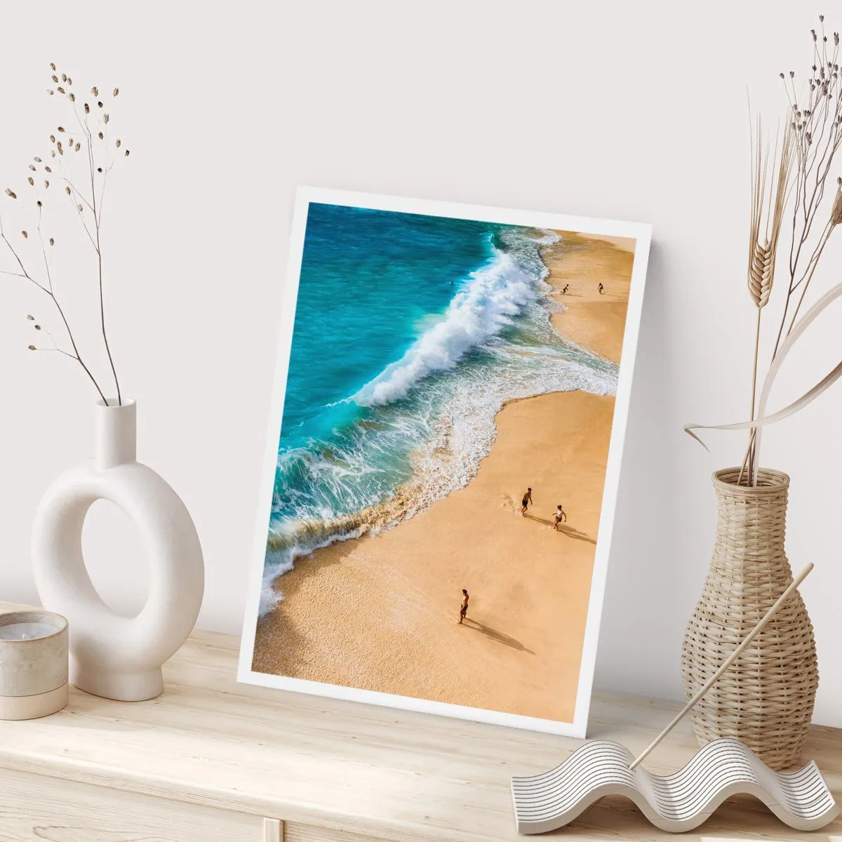 Poster - En dan de zon, het strand… - 50x70 cm