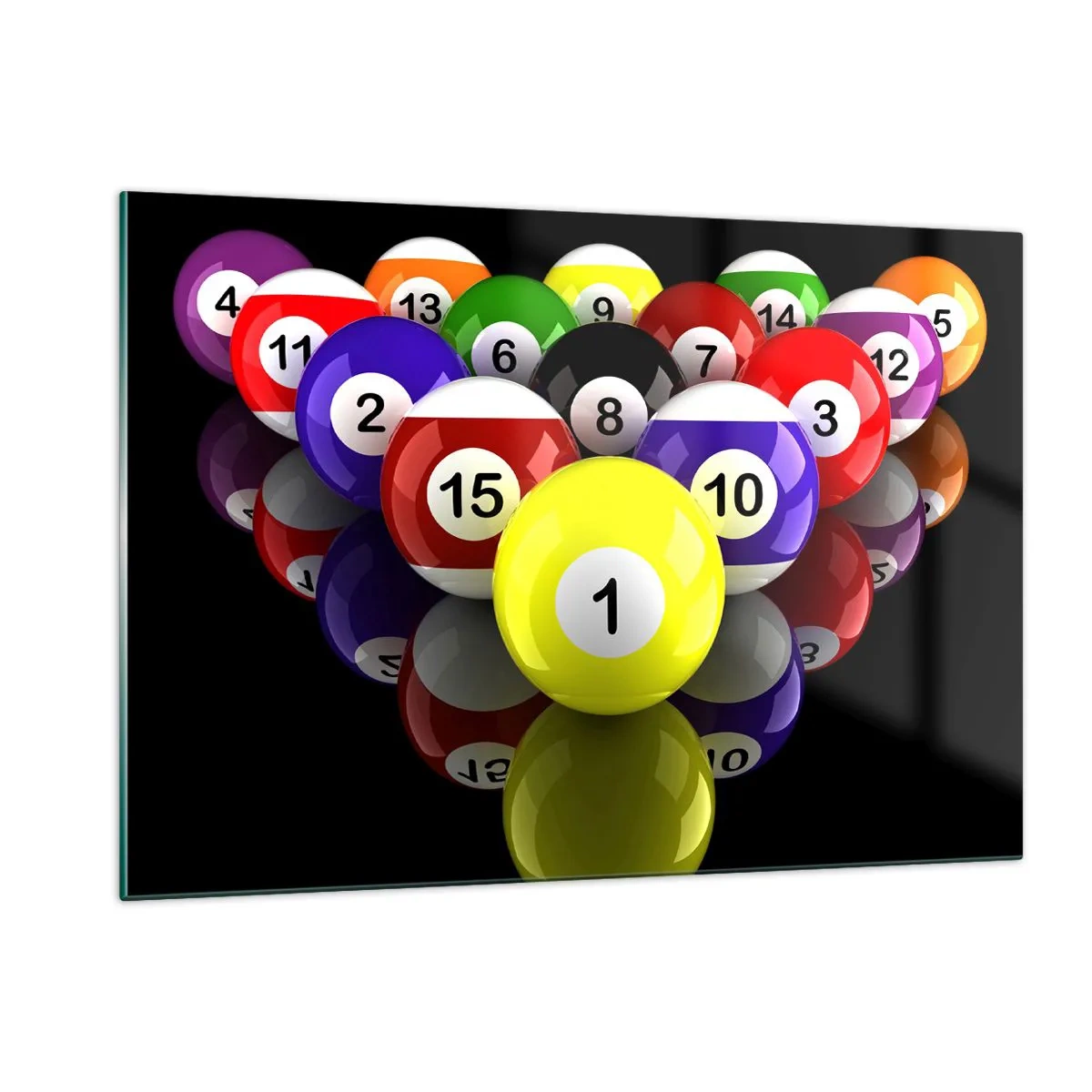 Schilderen op glas - Verschillende spelkleuren - 120x80 cm