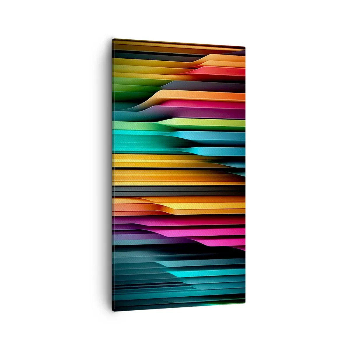 Schilderen op canvas - Lichtorgel - 55x100 cm