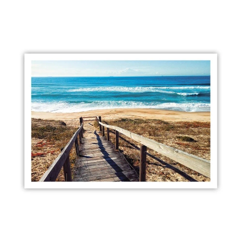 Poster - Loop maar! - 100x70 cm