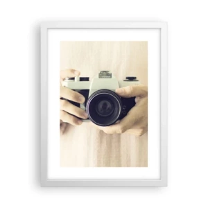 Poster in een witte lijst - Om meer te zien... - 30x40 cm