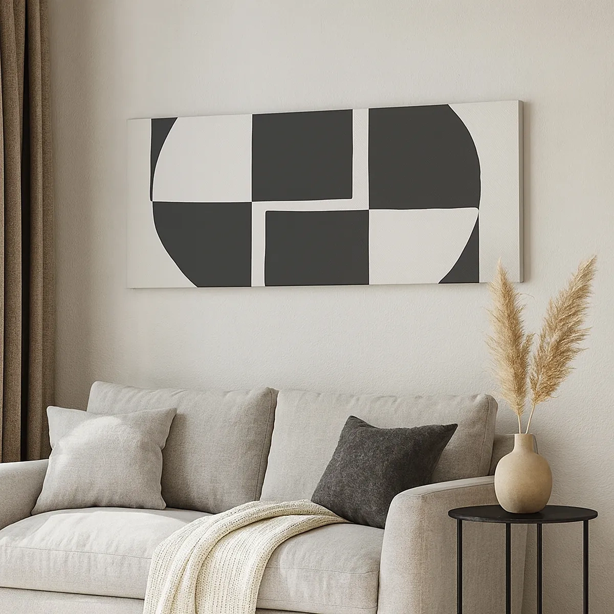 Schilderen op canvas - Antithese - synthese - 30x30 cm