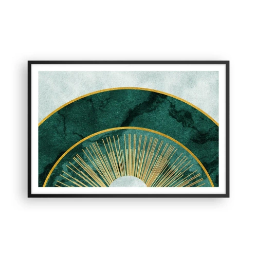 Poster in een zwarte lijst - Een ander zonnestelsel - 91x61 cm
