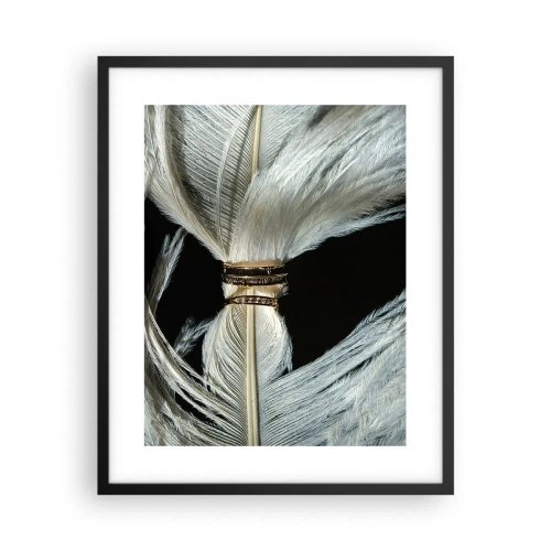 Poster in een zwarte lijst - ... en ik zal je niet verlaten ... - 40x50 cm