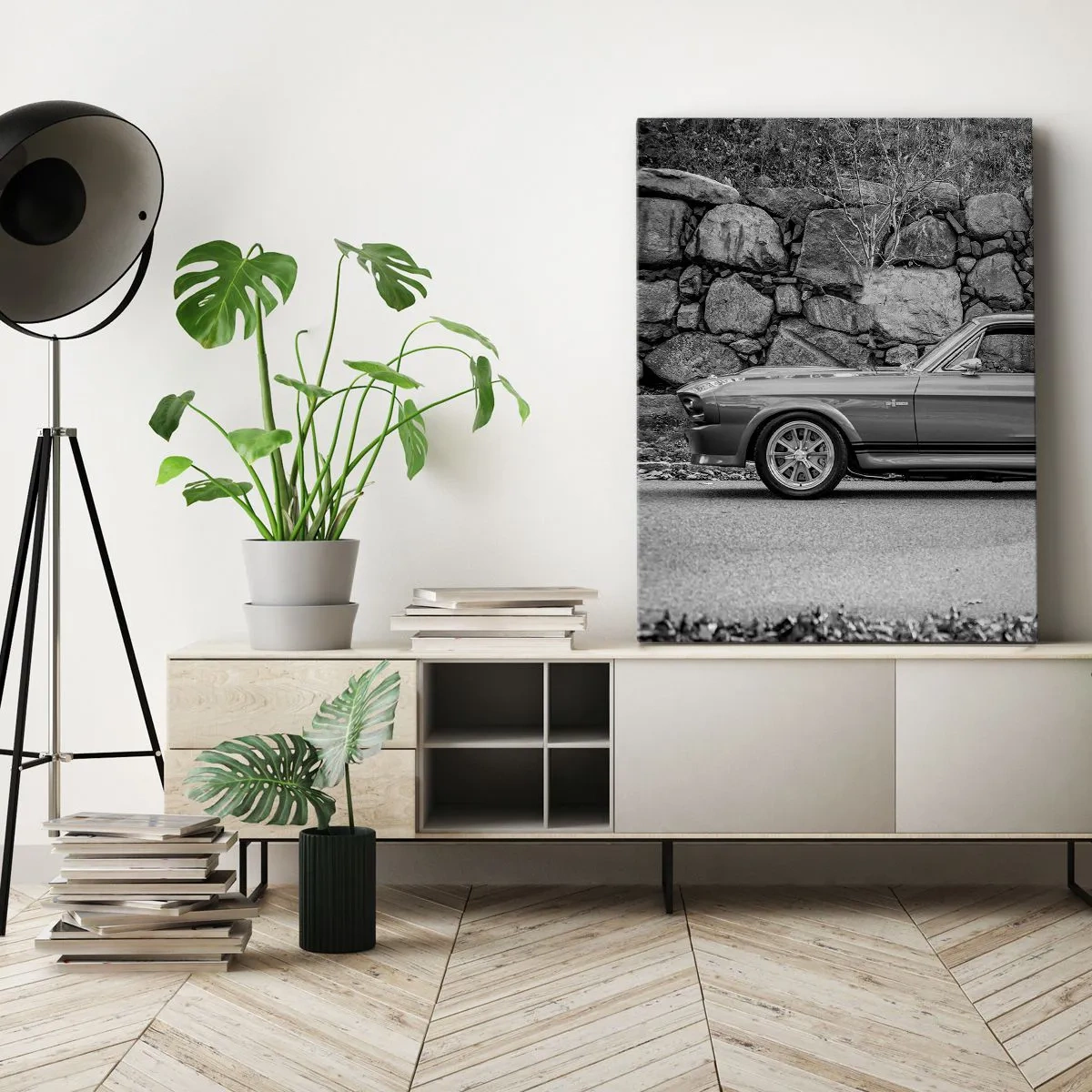 Schilderen op canvas - De legende van de jaren 60 - 45x80 cm