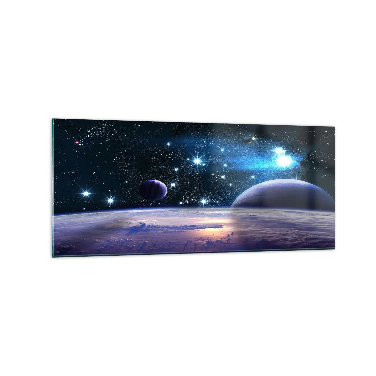 Schilderen op glas - Nog steeds alleen? - 120x50 cm
