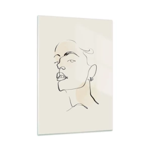 Schilderen op glas - Een trotse blik - 50x70 cm