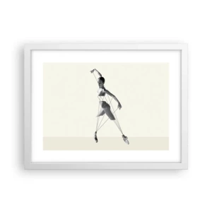 Poster in een witte lijst - In het theater van de wereld - 40x30 cm