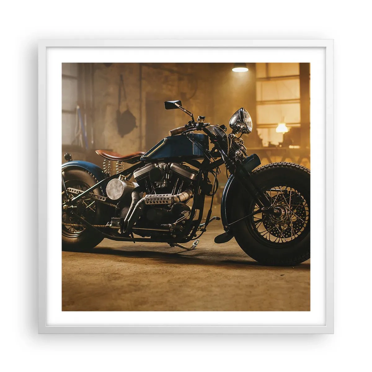 Poster in een witte lijst - Ik kan alles - 60x60 cm