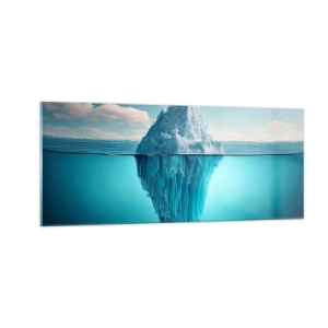Schilderen op glas - Koningin van het ijs - 100x40 cm