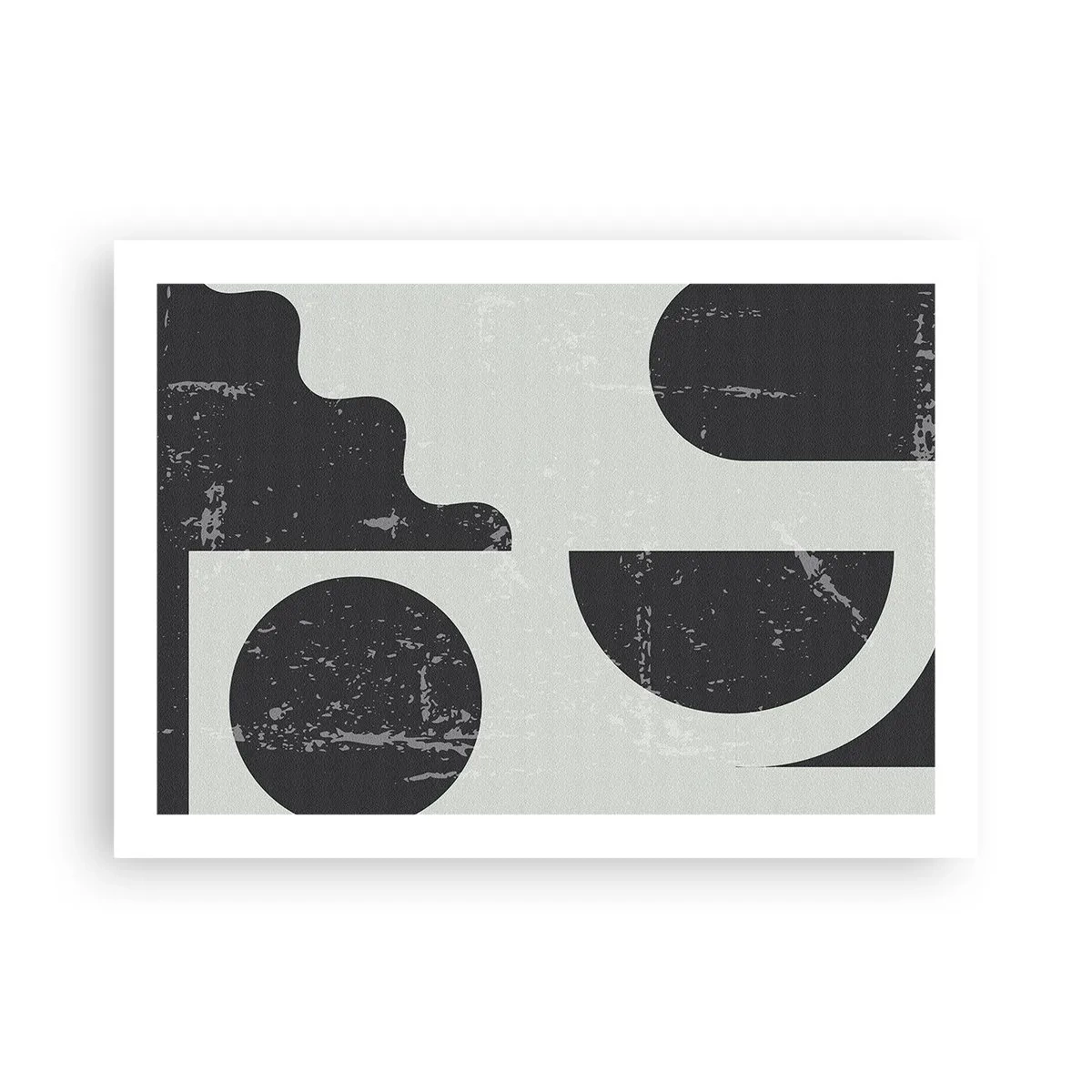 Poster - Compositie boven en onder - 70x50 cm