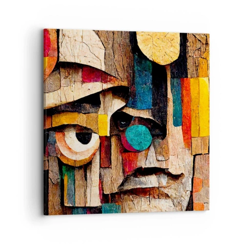 Schilderen op canvas - Ik zie je… - 70x70 cm
