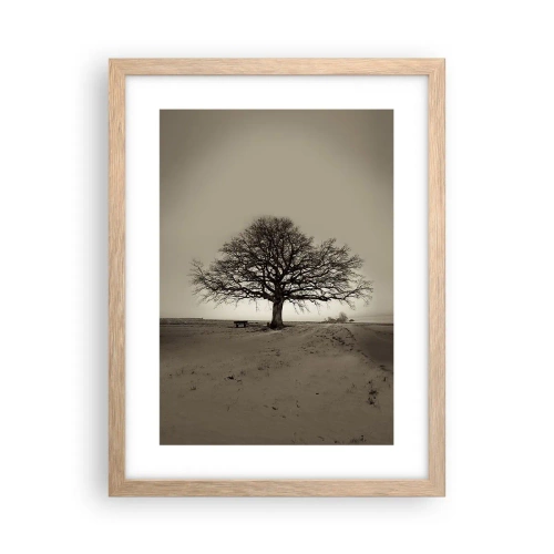 Een poster in een licht eiken lijst - Van hier tot in de eeuwigheid - 30x40 cm
