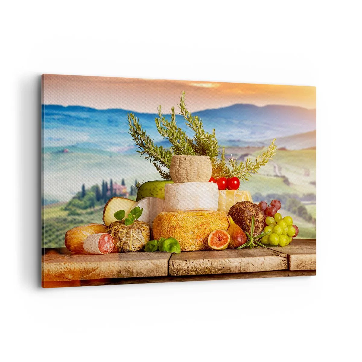 Schilderen op canvas - De Italiaanse levensvreugde - 120x80 cm