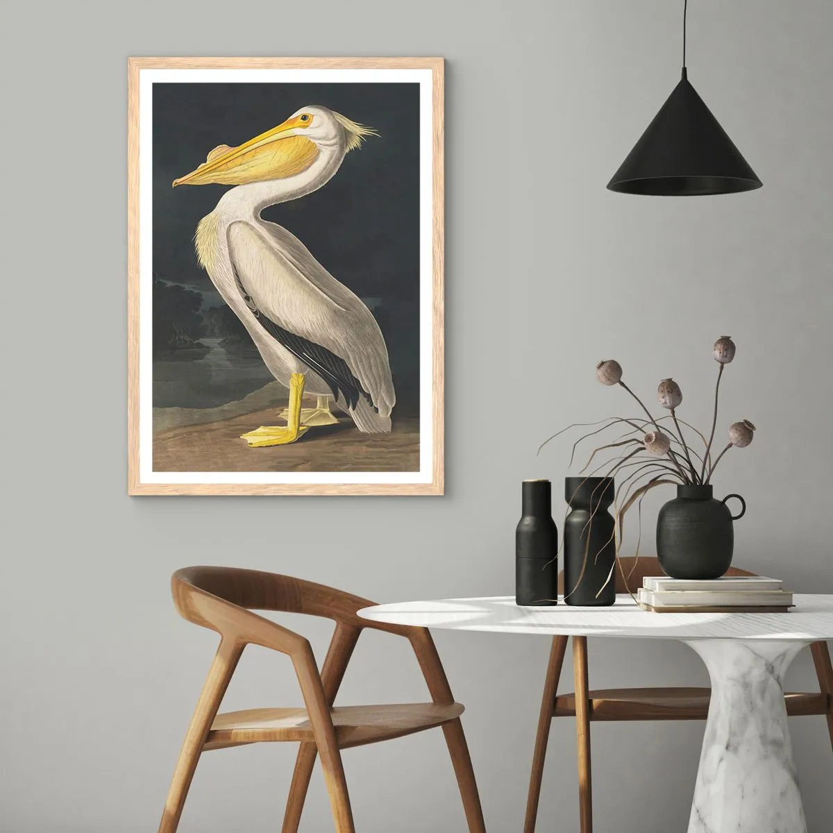 Een poster in een licht eiken lijst - Vol trots - 70x100 cm