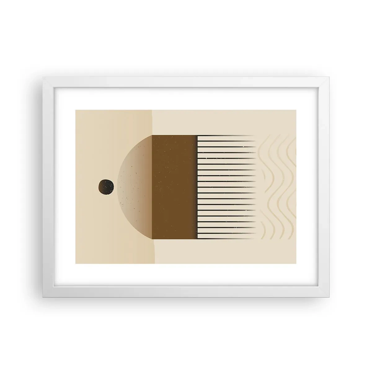 Poster in een witte lijst - verschillende staten - 40x30 cm