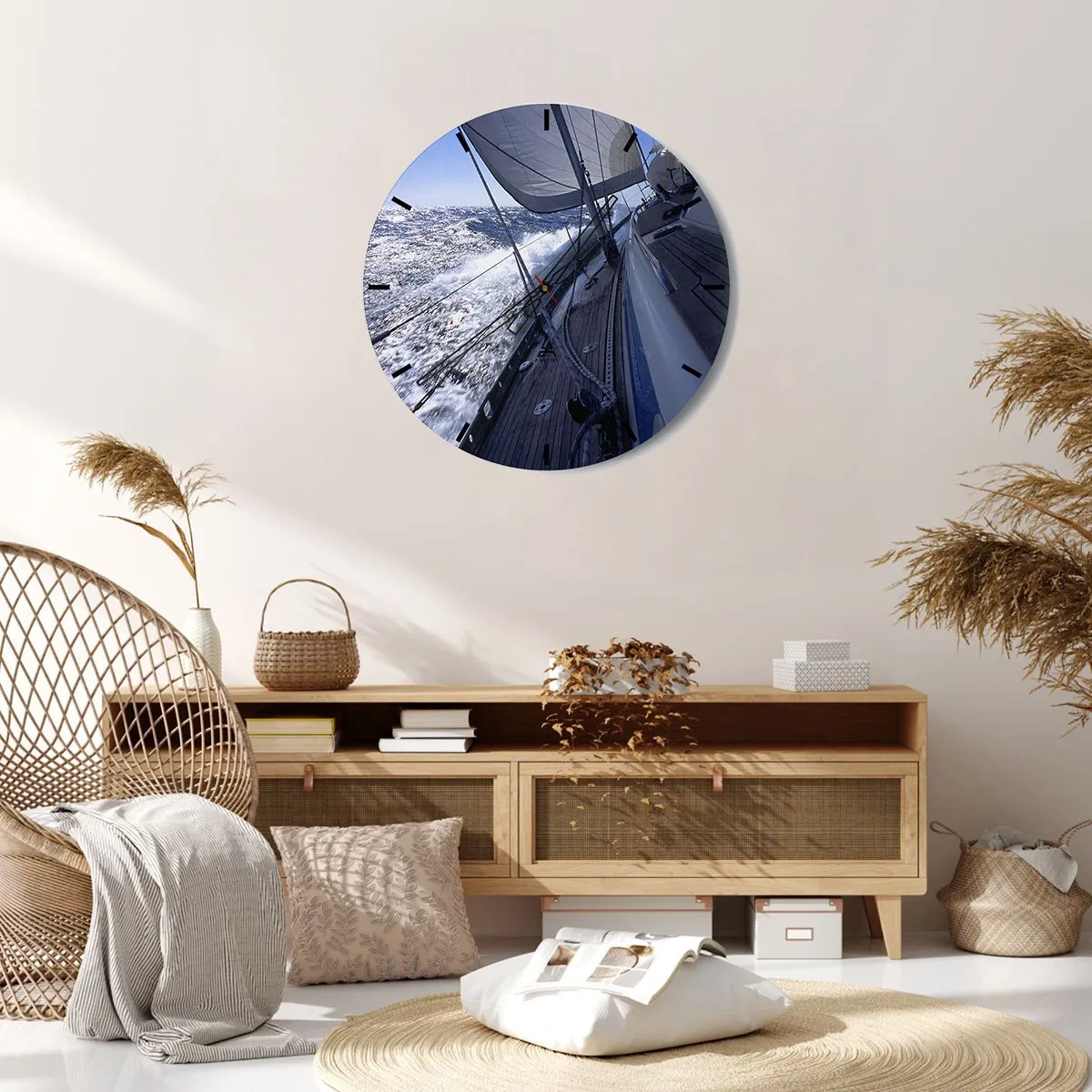 Wandklok - Klok - Ik weet wat het is om een vogel te zijn - 40x40 cm