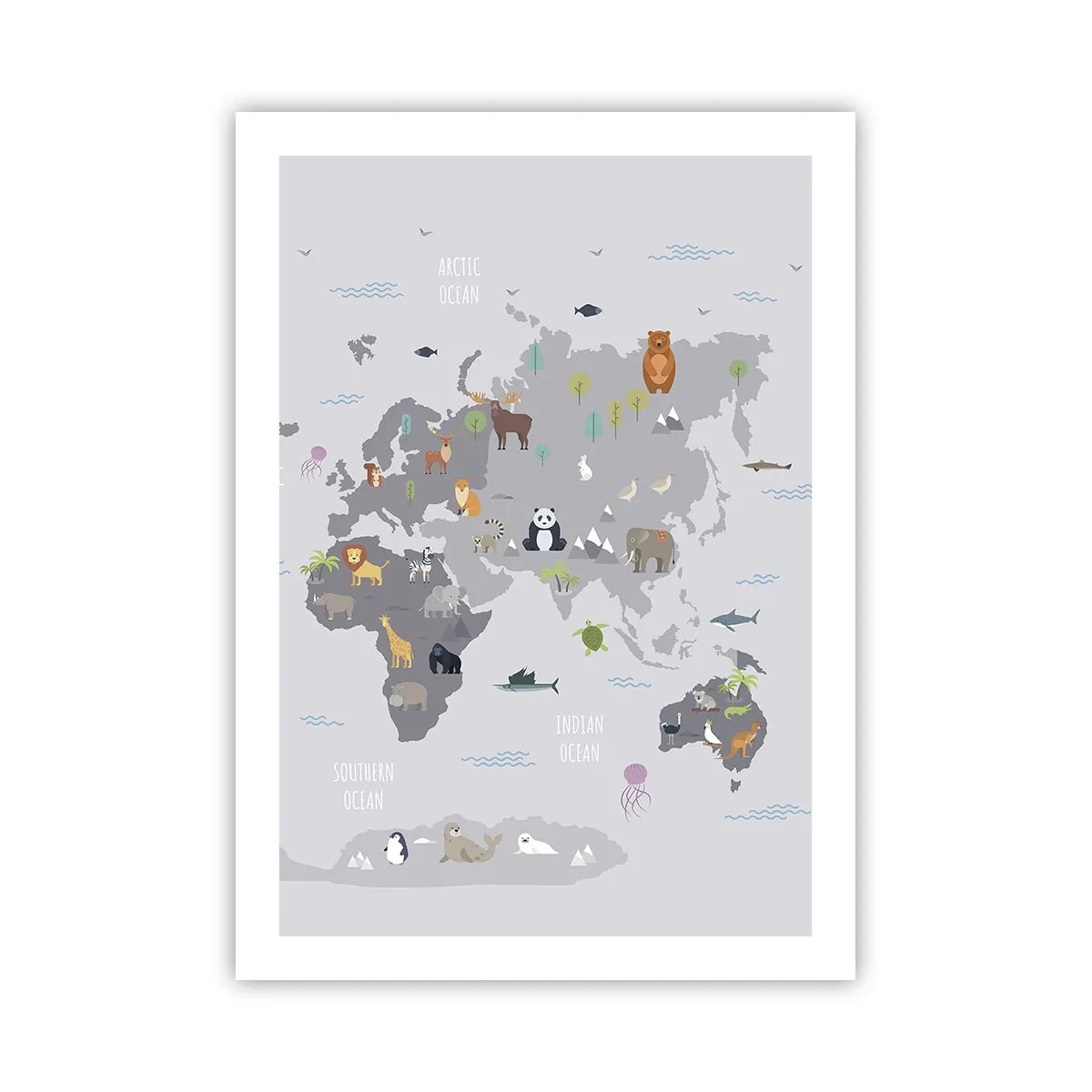 Poster - Vertel me waar je vandaan komt ... - 50x70 cm