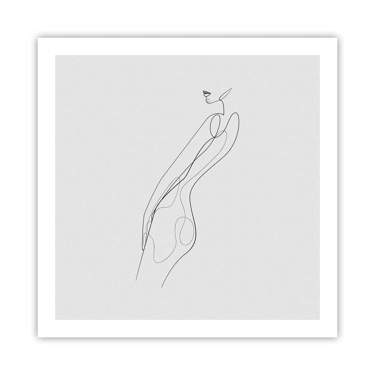 Poster - Gewoon een belofte - 60x60 cm