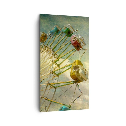 Schilderen op canvas - Het zal zo zijn, het zal leuk zijn..., - 45x80 cm