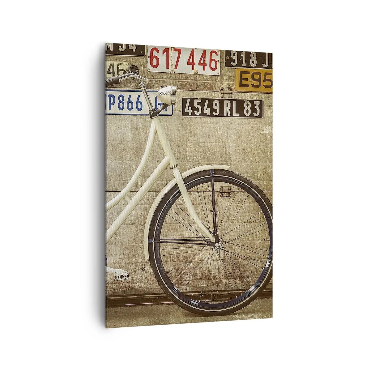 Schilderen op canvas - Zonder complexen - 80x120 cm