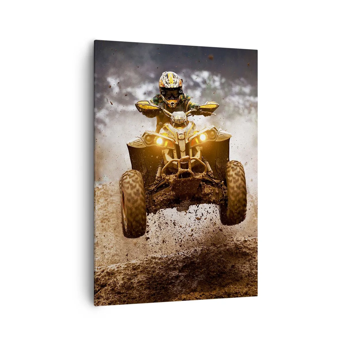 Schilderen op canvas - No risk no fun - 70x100 cm