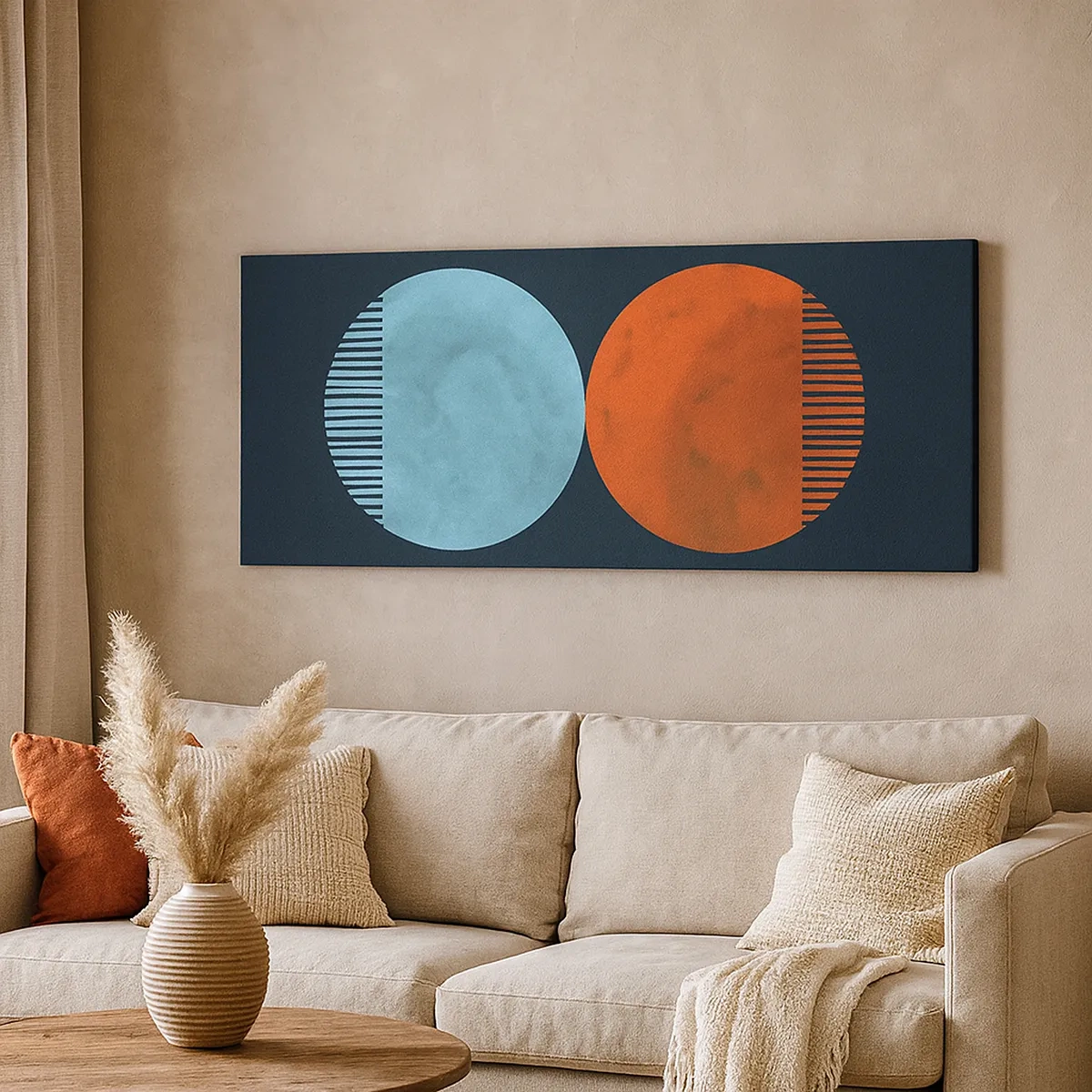 Schilderen op canvas - Alleen geometrie? - 30x30 cm