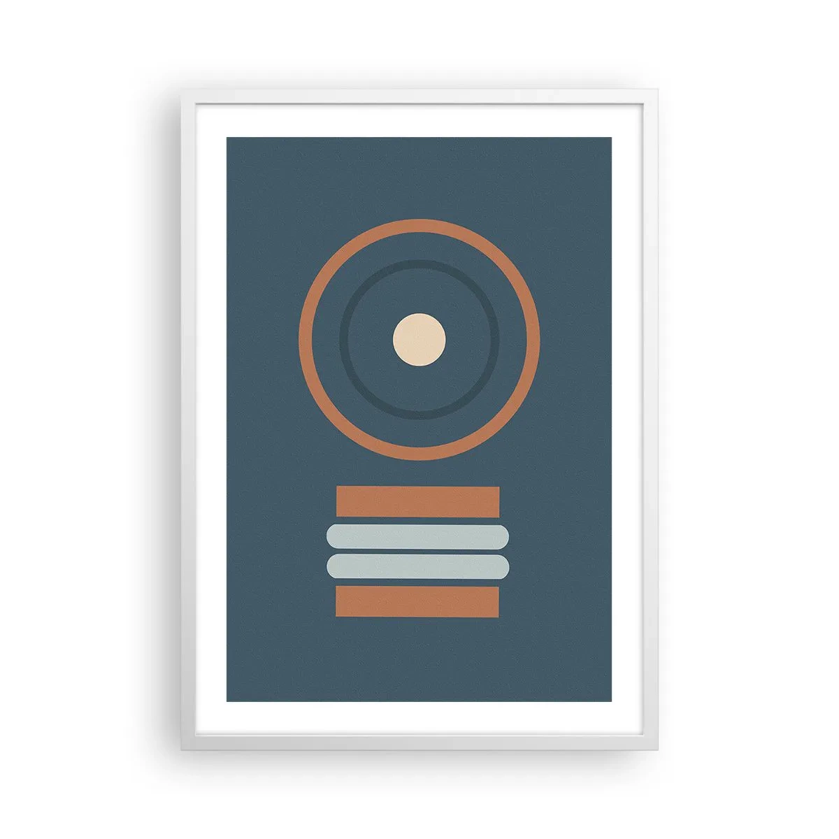 Poster in een witte lijst - De essentie van dingen - 50x70 cm