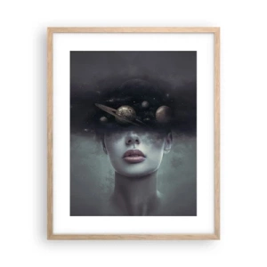 Een poster in een licht eiken lijst - En de planeten worden gek... - 40x50 cm