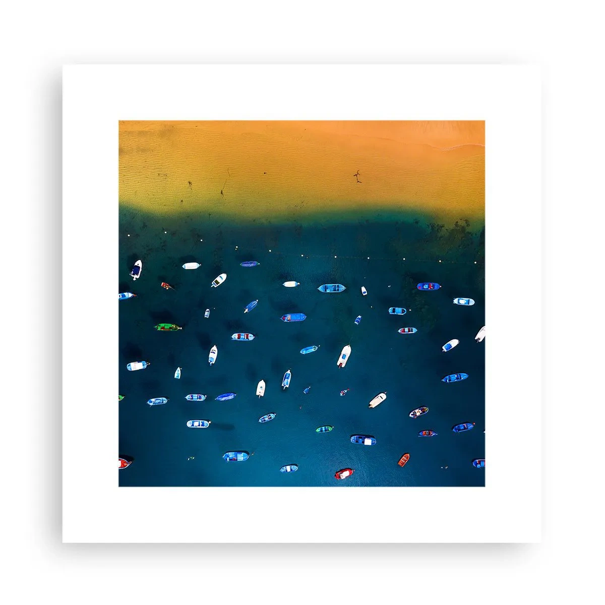Poster - Vakantie spel - 30x30 cm