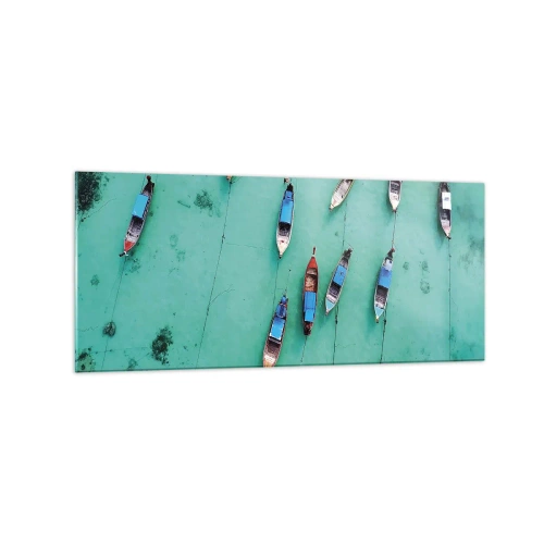 Schilderen op glas - In blijde verwachting - 120x50 cm