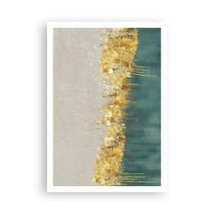 Poster - De gouden rand - 70x100 cm