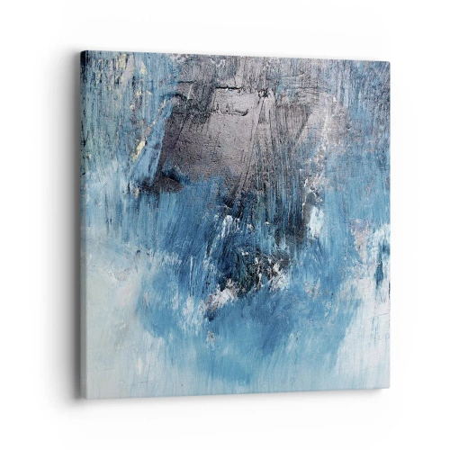 Schilderen op canvas - Rhapsody in Blauw - 40x40 cm