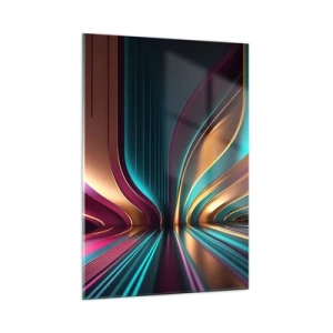 Schilderen op glas - Architectuur van licht - 50x70 cm