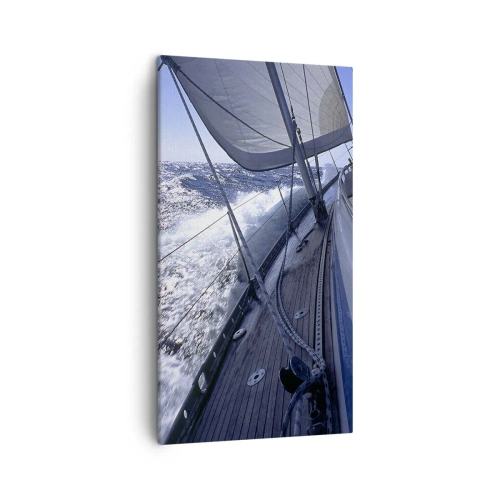 Schilderen op canvas - Ik weet wat het is om een vogel te zijn - 45x80 cm