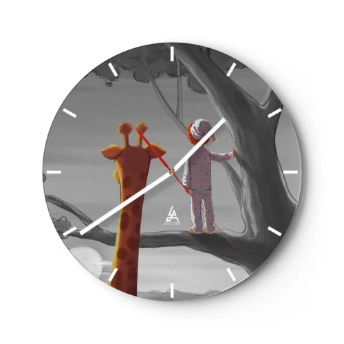 Wandklok - Klok - Dit gebeurt echt - 40x40 cm