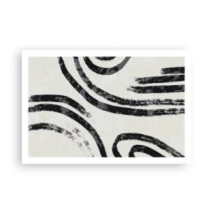 Poster - Half gestopt - 91x61 cm