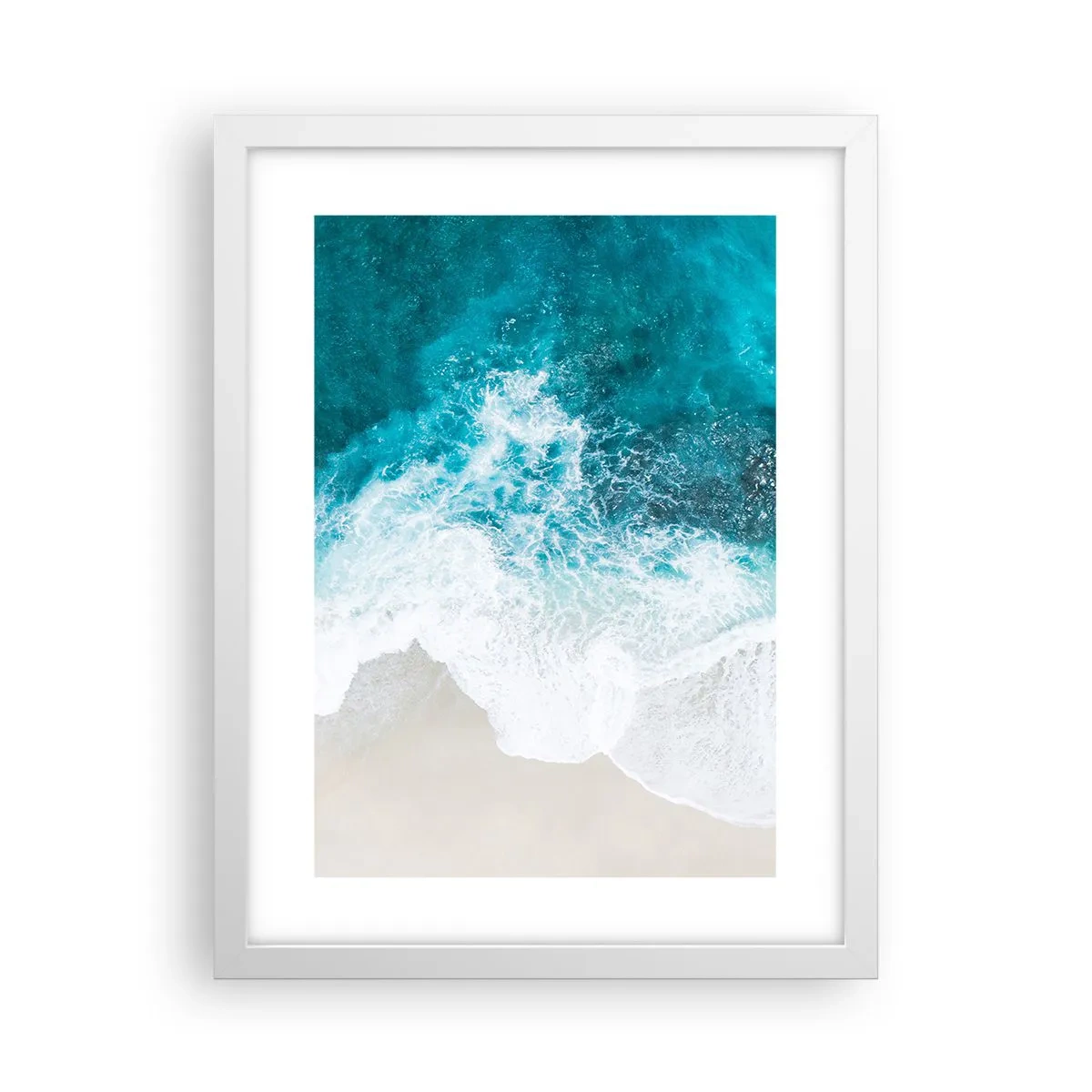 Poster in een witte lijst - Natuurlijke streling - 30x40 cm