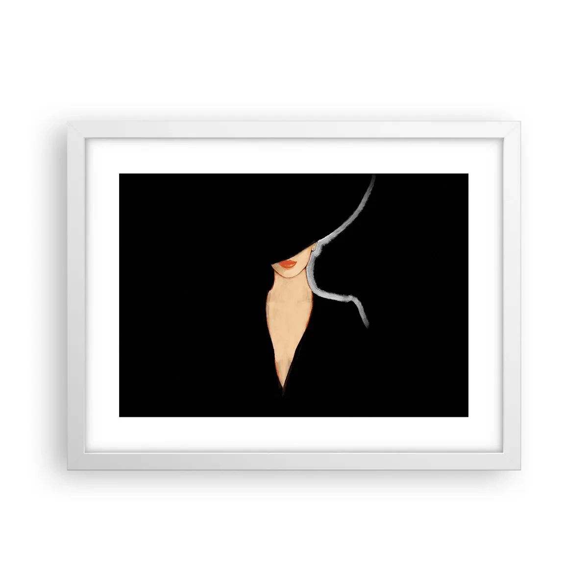 Poster in een witte lijst - Elegantie en stijl - 40x30 cm